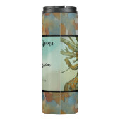 Verarbeite dein Trauma durch Kunst Tasse. Thermosbecher (Rückseite)