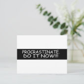 VERARBEITEN POSTKARTE (Stehend Vorderseite)