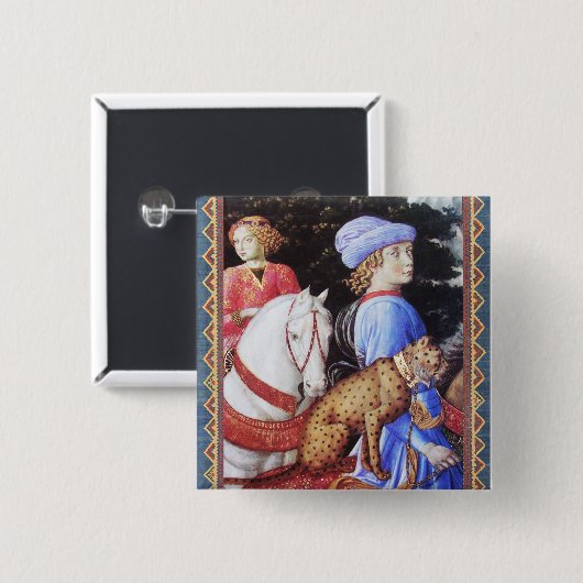 Verarbeitung von Magus Melchior, Pferdereiter, Wil Button (Vorne & Hinten)