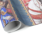 Verarbeitung von Magus Melchior, Pferdereiter, Wil Geschenkpapier (Rolleneckpunkt)