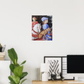 Verarbeitung von Magus Melchior, Pferdereiter, Wil Poster (Heimbüro)