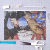 Verarbeitung von Magus Melchior, Pferdereiter, Wil Seidenpapier (Handwerk)