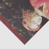 Verarbeitung von Magus Melchior, Pferdereiter, Wil Seidenpapier (Detail)