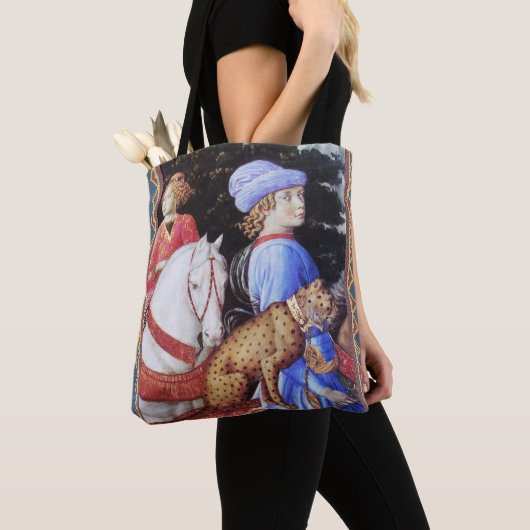 Verarbeitung von Magus Melchior, Pferdereiter, Wil Tasche (Von Nahem)