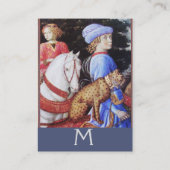 Verarbeitung von Magus Melchior, Pferdereiter, Wil Visitenkarte (Rückseite)