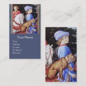 Verarbeitung von Magus Melchior, Pferdereiter, Wil Visitenkarte (Vorne/Hinten)