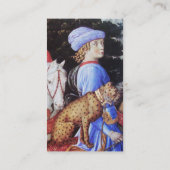 Verarbeitung von Magus Melchior, Pferdereiter, Wil Visitenkarte (Rückseite)