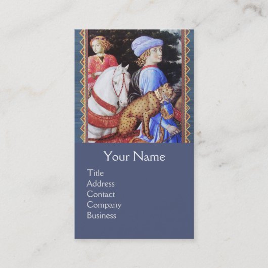 Verarbeitung von Magus Melchior, Pferdereiter, Wil Visitenkarte (Vorderseite)