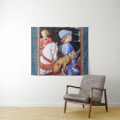 Verarbeitung von Magus Melchior, Pferdereiter, Wil Wandteppich (Beispiel (Horizontal))