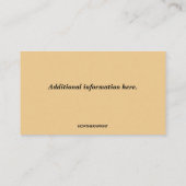 Verarbeitungsfähige Schweinehaltung Visitenkarte (Rückseite)