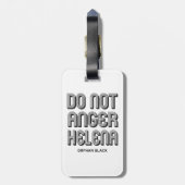 Verärgern Sie nicht Helena Gepäckanhänger (Rückseite vertikal)