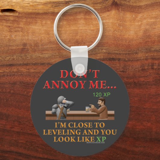 Verärgert mich nicht schlüsselanhänger (Vorderseite)