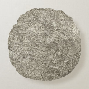 Verärgert Rundes Kissen