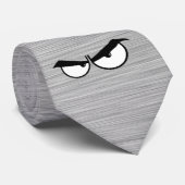 Verärgerte Augen; Metall-Blick Krawatte (Gerollt)