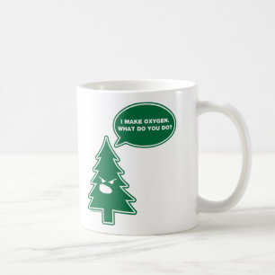 Verärgerte Baum-Tasse Kaffeetasse