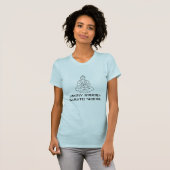 VERÄRGERTE BUDDHA-KARATE-SCHULE T-Shirt (Vorne ganz)