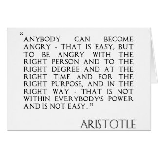 Verärgerte Karte sein