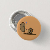 Verärgerte Kartoffel Button (Vorne & Hinten)