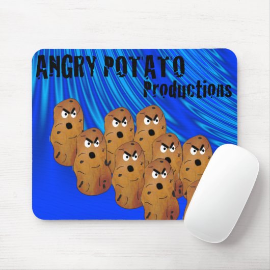 Verärgerte Kartoffel-Mausunterlage 01 Mousepad (Mit Mouse)