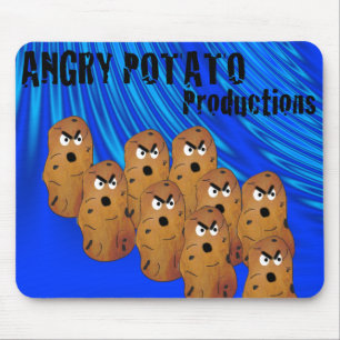 Verärgerte Kartoffel-Mausunterlage 01 Mousepad