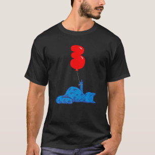 Verärgerte Katze 3. Geburtstag Kinder-Ballonparty T-Shirt