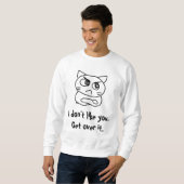 Verärgerte Katze #879345 Sweatshirt (Vorne ganz)