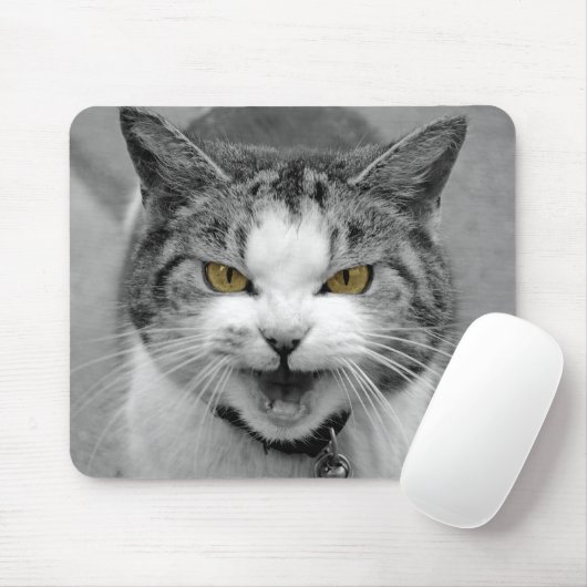 Verärgerte Katze Mousepad (Mit Mouse)