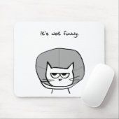 Verärgerte Katze und der Kegel der Schande Mousepad (Mit Mouse)