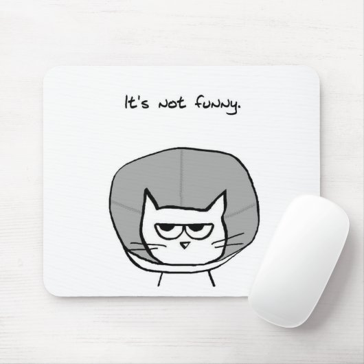 Verärgerte Katze und der Kegel der Schande Mousepad (Mit Mouse)