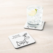 Verärgerte Katze und der Weihnachtsbaum Untersetzer (Rechte Seite)