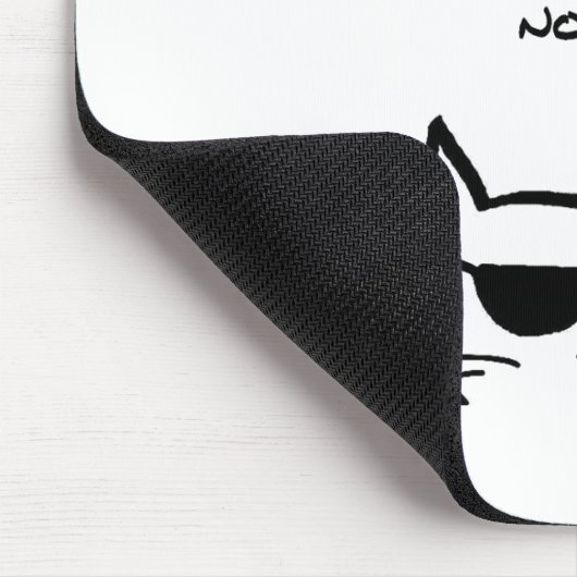 Verärgerte Katzen-Schellfische, wenn Sie gegangen Mousepad (Ecke)
