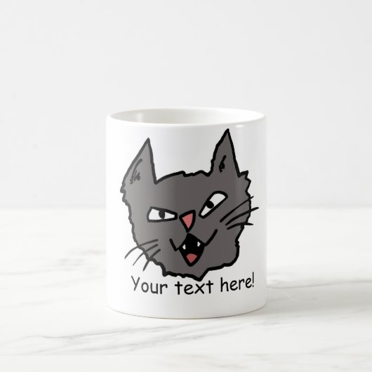 Verärgerte Katzen-Tasse Kaffeetasse (Mittel)