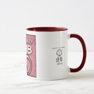Verärgerte kleine Affe-Verein-Tasse Tasse