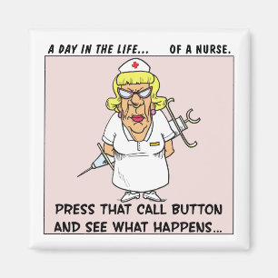 Verärgerte Krankenschwester droht Patienten mit Magnet