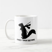 Verärgerte Ninja Eichhörnchen-Sammlung Kaffeetasse (Links)