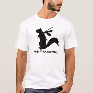 Verärgerte Ninja Eichhörnchen-Sammlung T-Shirt
