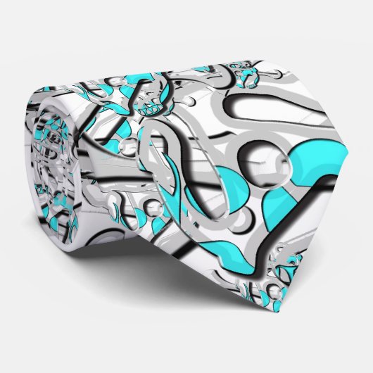 Verärgerte Piraten-Logo-Krawatte Krawatte (Gerollt)