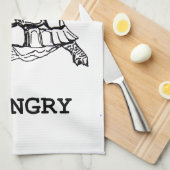 Verärgerte Schildkröte Geschirrtuch (Viertel Falte)