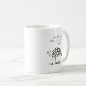 Verärgerte Schildkröte Kaffeetasse (VorderseiteRechts)