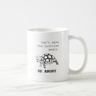 Verärgerte Schildkröte Kaffeetasse