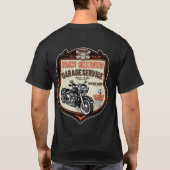 Verärgerte Scotsman-Garage T-Shirt (Rückseite)