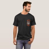 Verärgerte Scotsman-Garage T-Shirt (Vorne ganz)