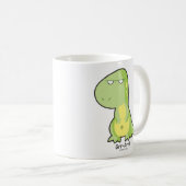 Verärgerte T-Rex Tasse (VorderseiteRechts)