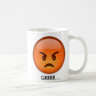 Verärgerte und glückliche Emoji Tasse! Kaffeetasse