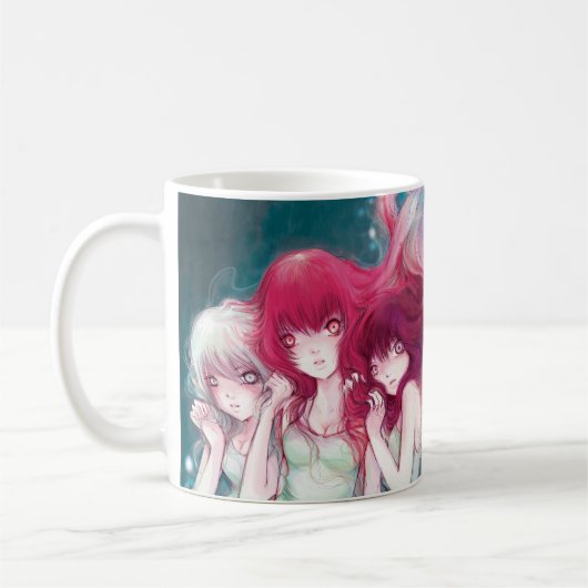 Verärgerte Universum-Tasse Kaffeetasse (Links)