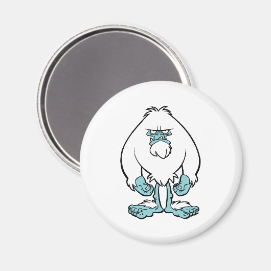 Verärgerte Yeti Magnet (Vorderseite/Rückseite)