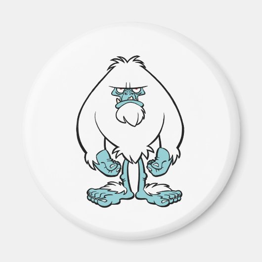 Verärgerte Yeti Magnet (Vorne)