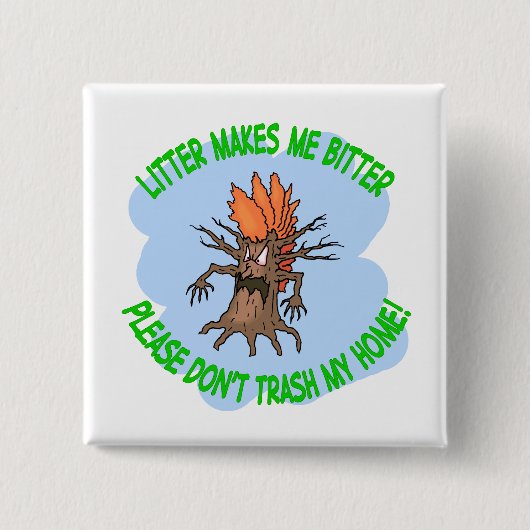 verärgerter Baum Button (Vorderseite)