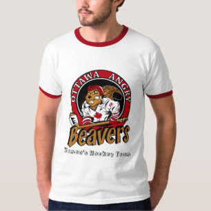 Verärgerter Biber-Fan-Anerkennungs-T - Shirt