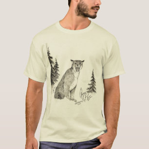 Verärgerter Cougar-T - Shirt